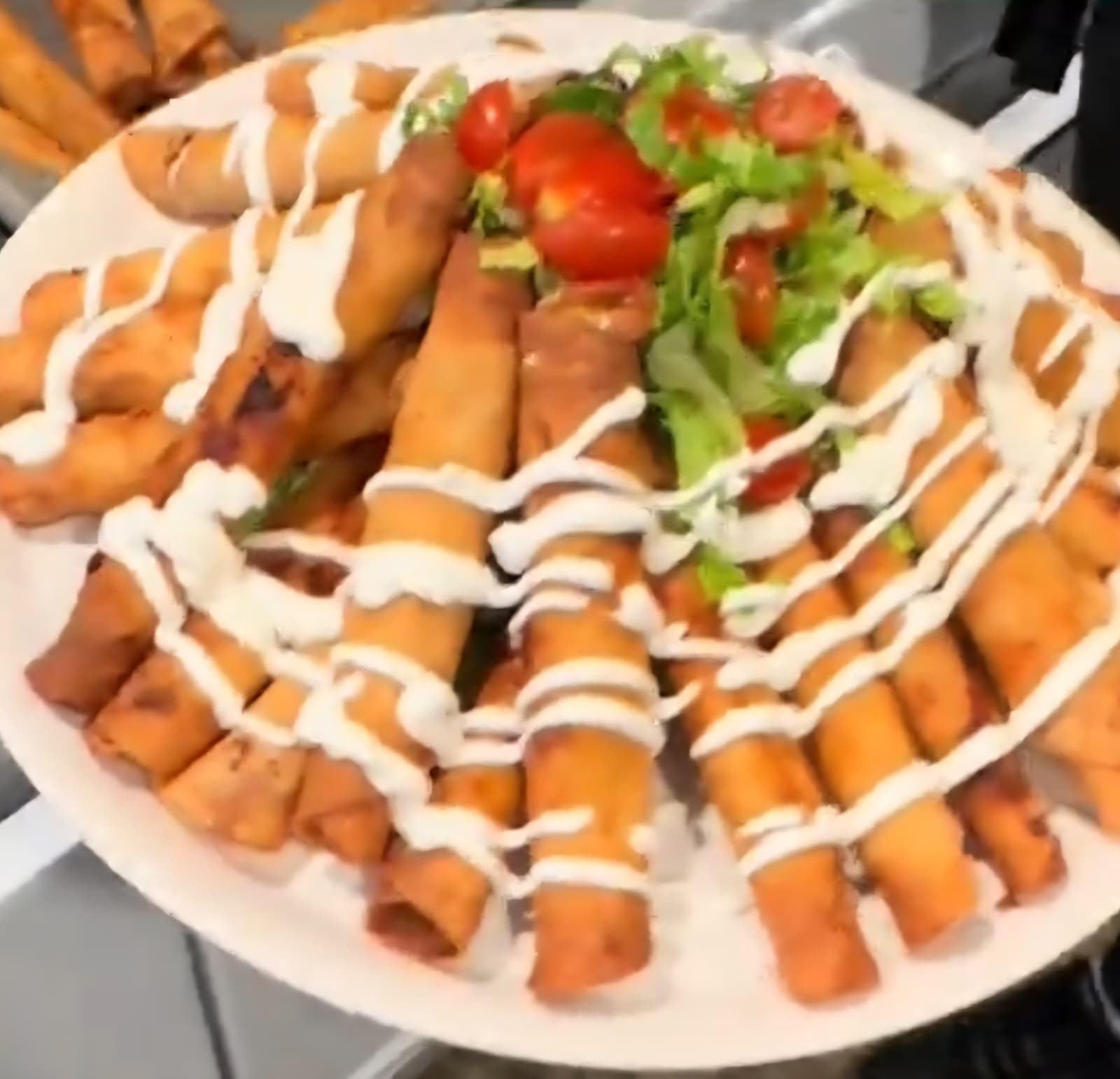 A delicious order of flautas to go